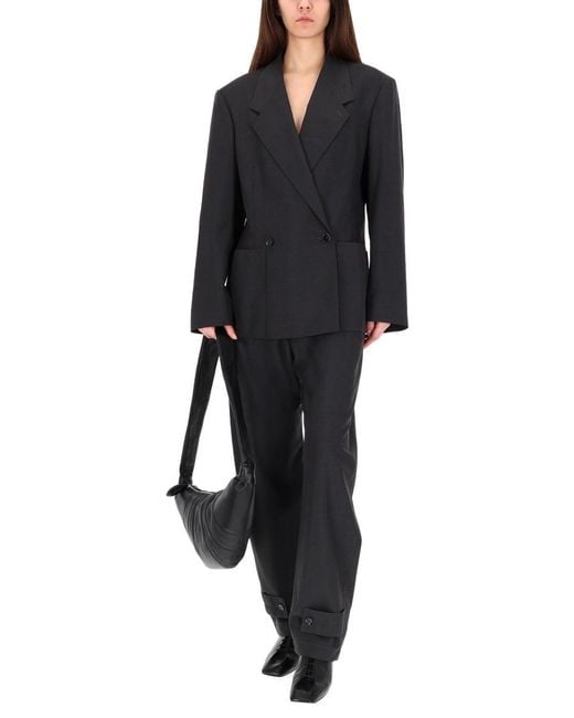 Lemaire Black Wool Blend Jacket