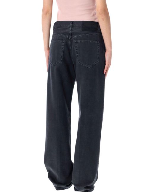 Haikure Blue The Bonnie Relaxed Straight-Leg Jeans Size 26