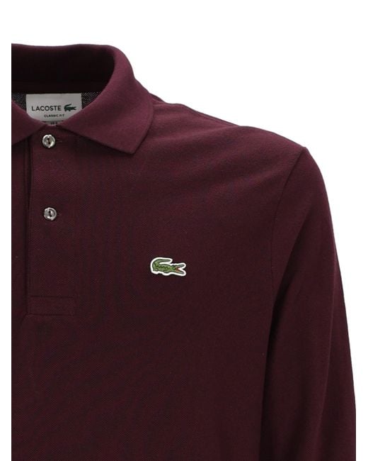 Lacoste Purple Oxalis Polos