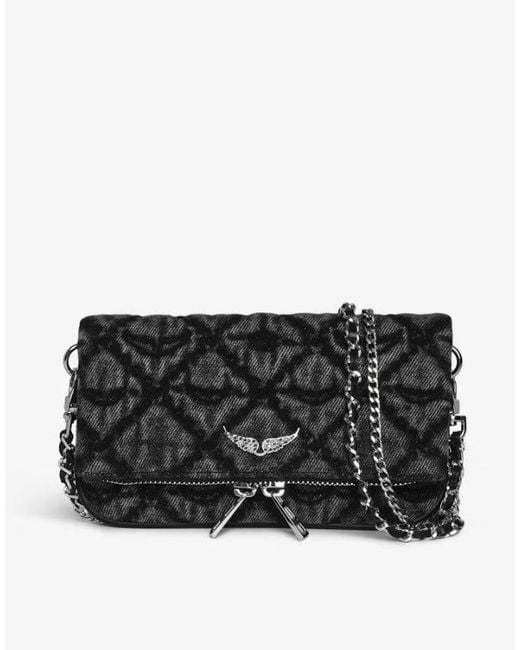 Rock Nano Monogram Zadig & Voltaire de color Black