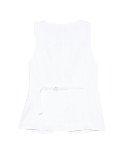 Semicouture White Sweaters
