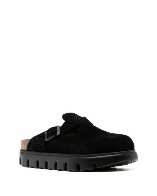 Birkenstock Black Boston Hausschuhe