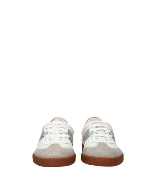 Ferragamo Multicolor Sneakers Garda Uomo Pelle Bianco/Grigio for men