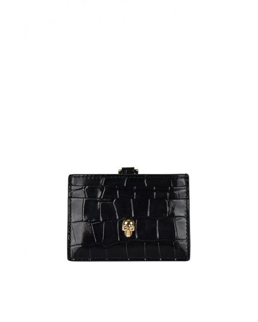 Alexander McQueen Black Alexander MC Queen Card Inhaber