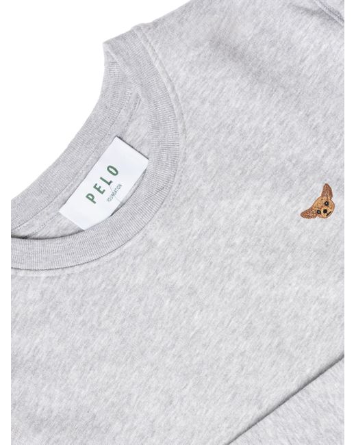 PELO FOUNDATION Sweatshirt in het Gray voor heren