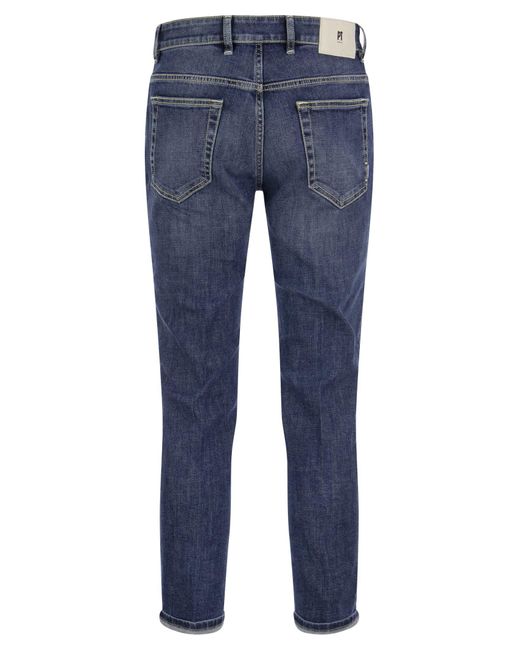 PT Torino reggae Slanke Fit Jeans in het Blue