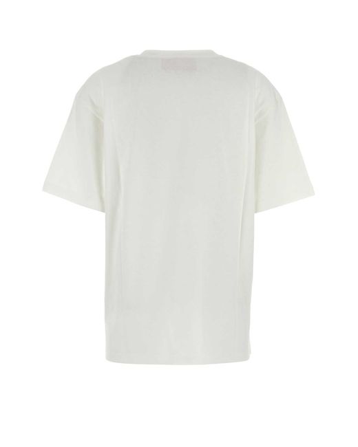 Valentino Garavani White Cotton T-Shirt