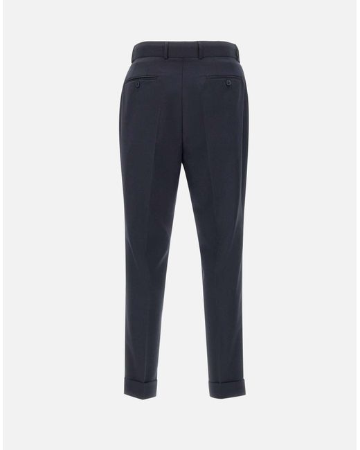 Officine Generale Pierre Blaue Coole Wollhosen in Blue für Herren