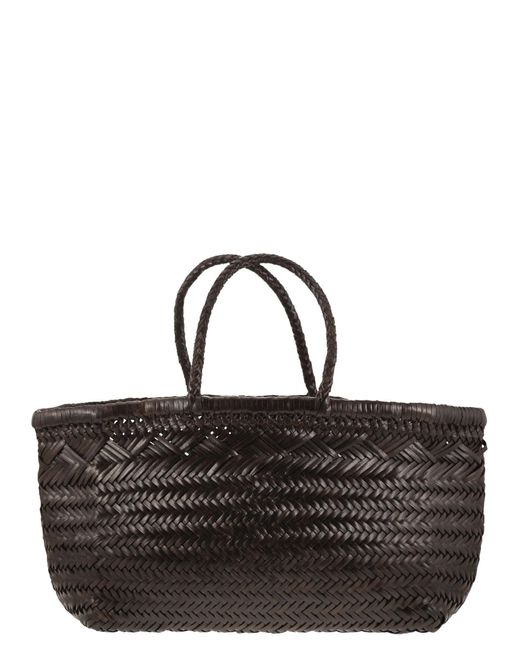 Dragon Black Triple Jump Big gewebte Ledertasche