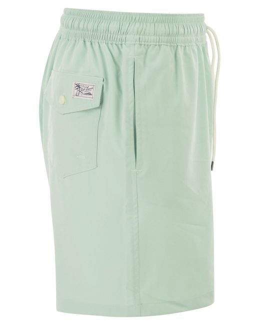 Polo Ralph Lauren Green Traveler Classic 14.6 Cm Beach Boxers
