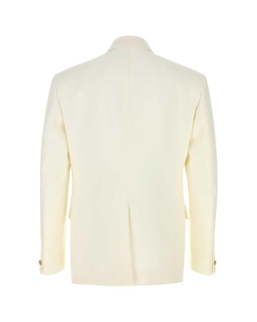 Versace White Blazers for men