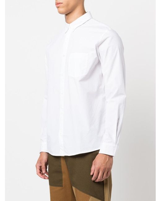 A.P.C. Edouard Hemd Mit Button-Down-Kragen in White für Herren