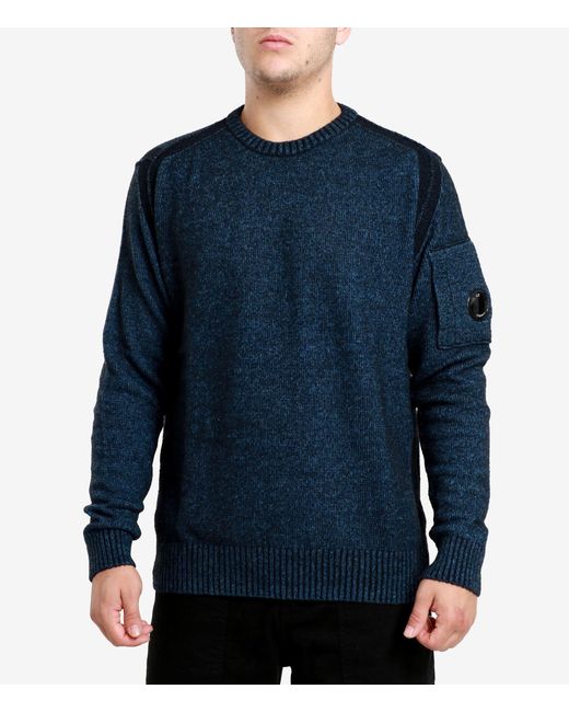 C P Company Blue Sweaters for men