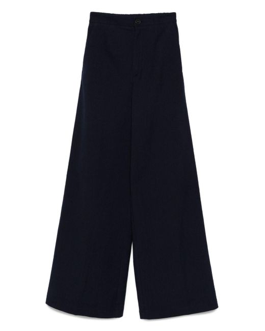 Forte Forte Cotton High Tailed Broek in het Blue