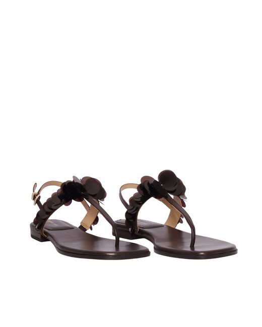 Michael Kors White Loretta Thong Sandal
