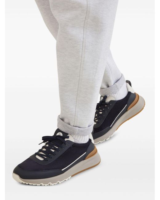 Chaussures plates bleu Brunello Cucinelli en coloris Blue