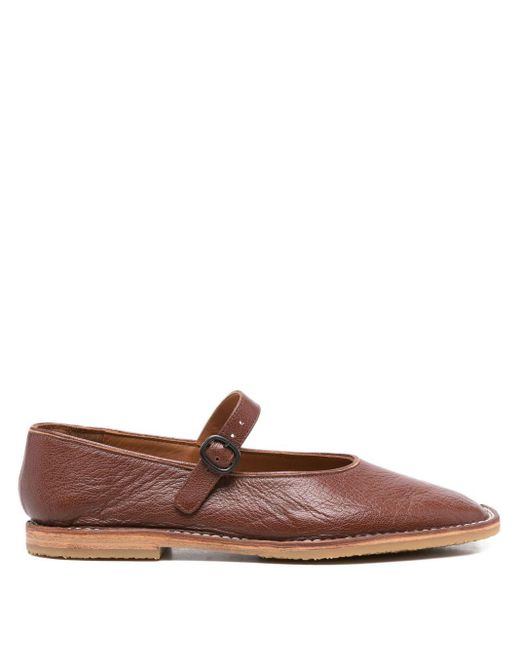 Hereu Brown Brava Pumps mit Schnallenriemen