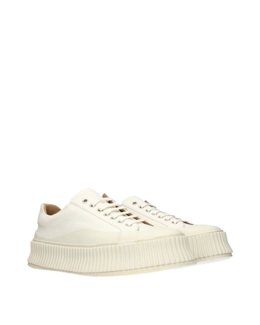 Jil Sander Natural Sneakers Fabric/Cloud