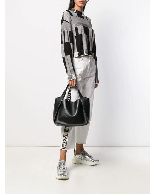 Stella McCartney Black Stella Mc Cartney W/Tote Bags Logo