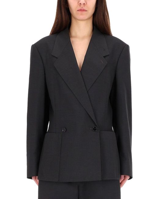 Lemaire Black Wool Blend Jacket