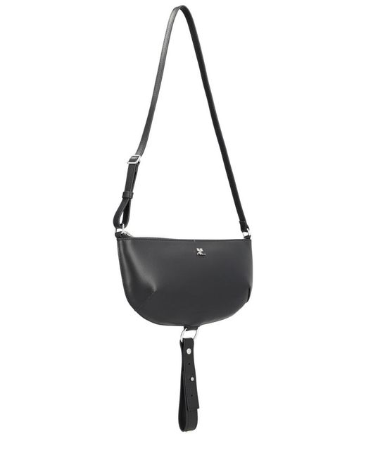 Courreges Black "Holy Eclipse" Bag