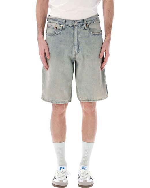 Levi's Gray Levi S 478 Baggy Denim Shorts for men