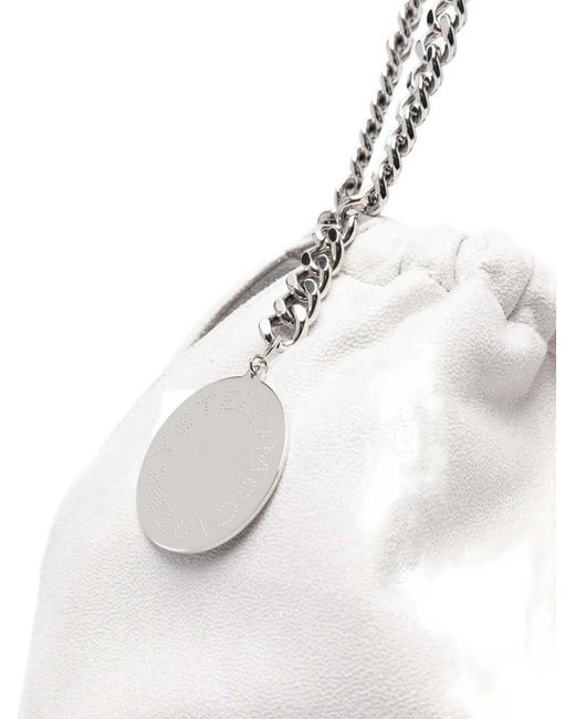 Stella McCartney White Chain Shoulder Bag