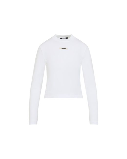 Jacquemus White Logo Crew Neck T-Shirt