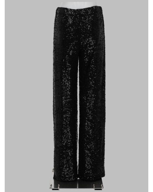 P.A.R.O.S.H. Black P. A.R. O.S. H. Sequin Wide-Leg Pants