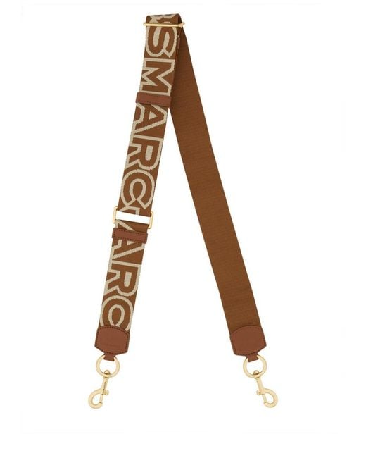 Marc Jacobs Natural The Outline Logo Shoulder Strap
