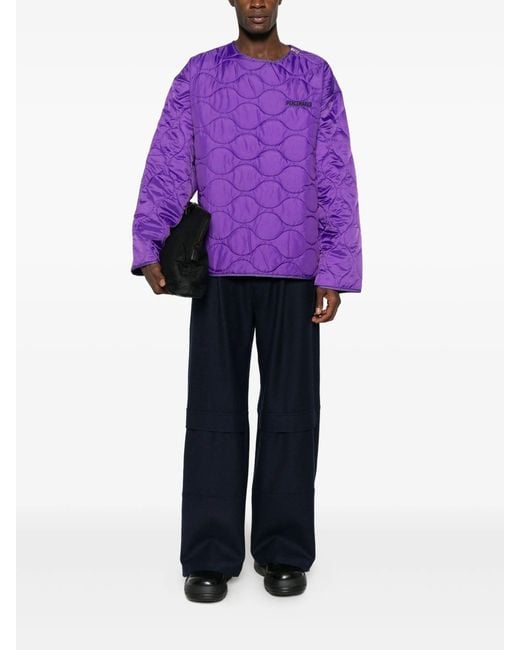 Oamc Peacemaker Purple Shoulder Zip Liner