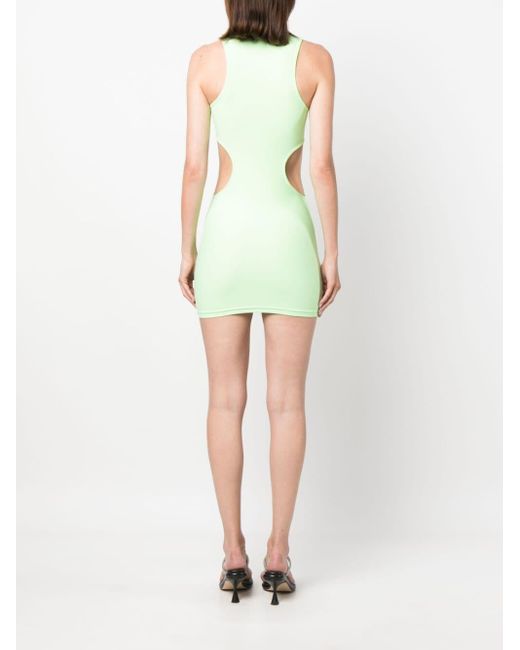 Robe Courte Sans Manches À Découpes Reina Olga en coloris Green