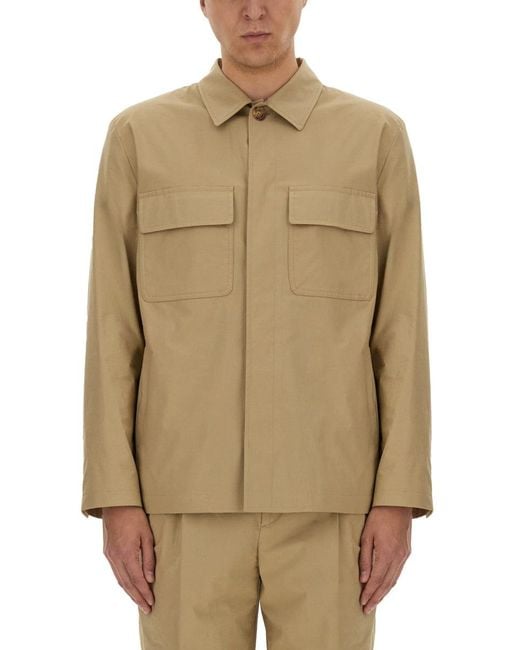 Lardini Natural Shirt Jacket for men