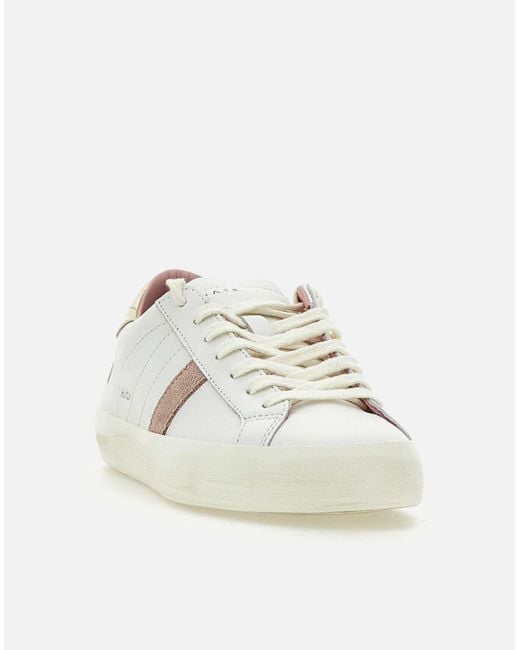 Date White Hill Low Leather Sneakers