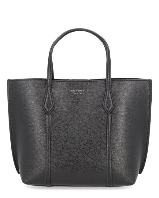 Tory Burch Black "Perry" Shopping Bag