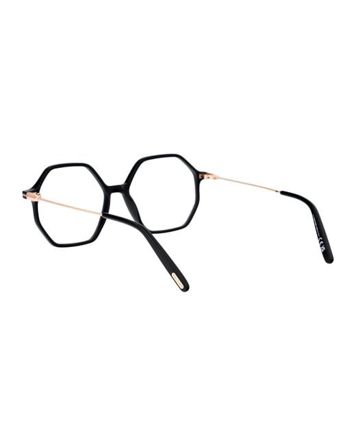 Tom Ford Black Nero Lucido Acetate Optical Glasses