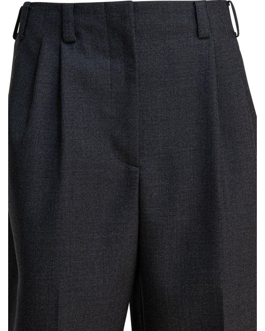 Givenchy Blue Wool Tailored Pants