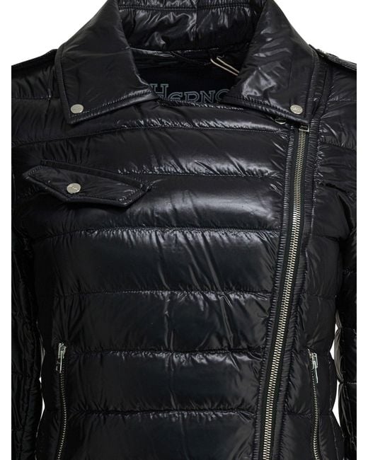 Herno Black Polyamide Jacket