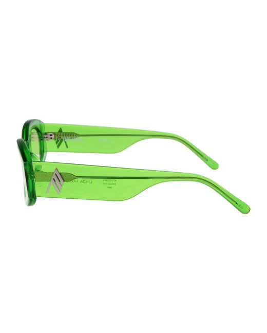 The Attico Green Sunglasses