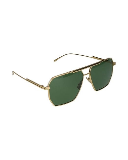 Bottega Veneta Sonnenbrille BV1012 S 004 Gold Gold Green /13 /145 für Herren