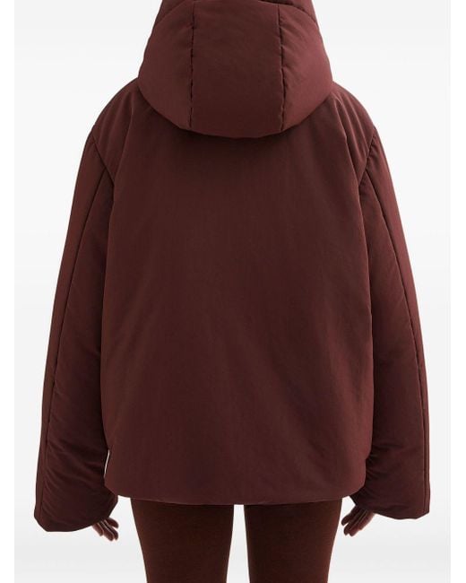 Jil Sander Short Down Jacket in het Purple