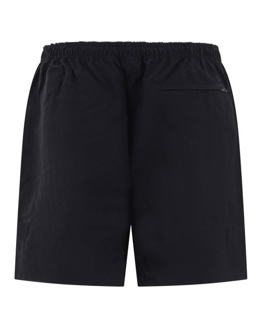 Stussy Black "Water" Swim Shorts for men