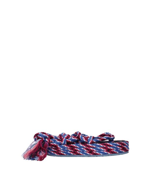 Isabel Marant Purple Sandali Donna Tessuto Blu/Rosa for men
