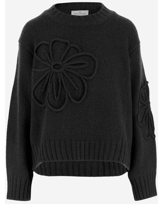 Maglione Di Miscela Di Lana di Bruno Manetti in Black