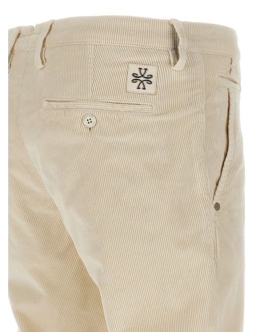 Jacob Cohen Velvet Pants in het Natural voor heren