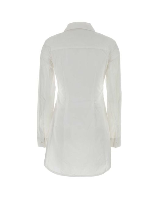 Co. White Wide Shoulder Shirt