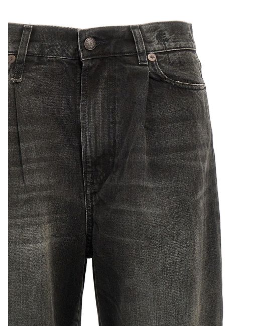 R13 Gray Wayne Articulated Knee' Jeans