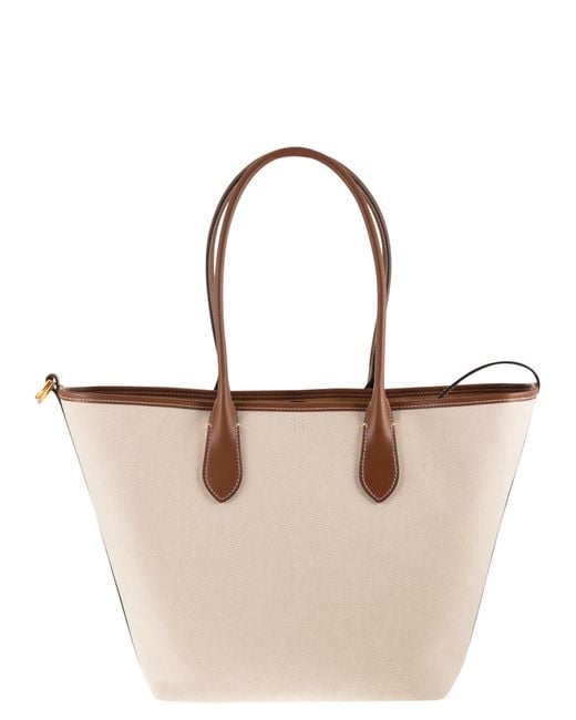 Polo Ralph Lauren White Medium Bellport Tote Bag