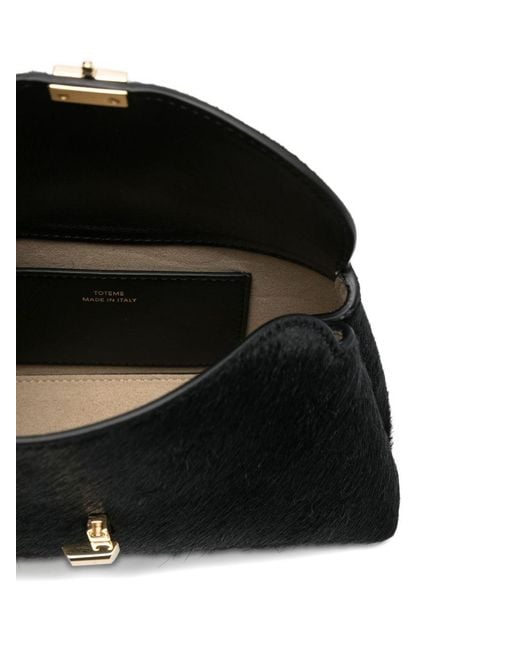 Totême  Black Mini Leather Clutch