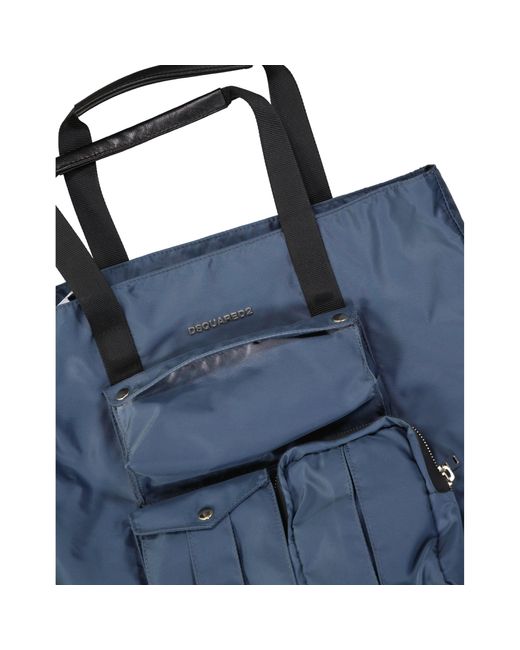 DSquared² Blue Fabric Bag